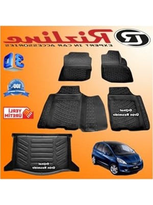 Die Grup 3D Paspas ve Bagaj Havuzu Seti, Honda Jazz 2009-2015