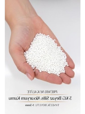 Die Grup Beyaz Silis Akvaryum Kumu, 1-3 Mm, 3 kg Doğal Taban