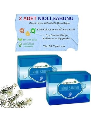 SBN - Store Doğal Nioli Sabunu 140 gr x 2 Adet Tüm Cilt Tipleri Için Kötü Koku ve Kaşıntı Karşıtı Nioli Yağı Sabunu