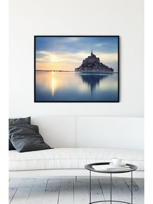 SBN - Store (PSTER10755) Normandiya Manzara Çerçeveli Tablo (30 x 40CM)