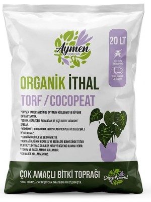 Die Grup Aymen Çiçekçilik 20 Litre Ithal Torf Cocopeat Ponza Özel Karışım Saksı Harcı Çiçek ve Bitki Toprağı - Kokopit