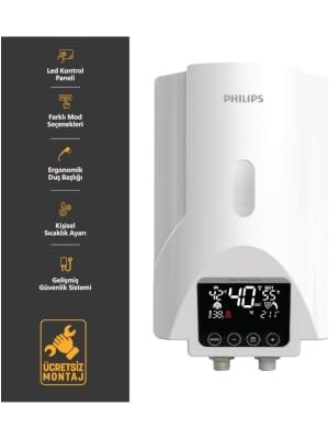 Die Grup Philips Dijital Banyo Şofbeni AWH1540/62 (Montaj Dahil)