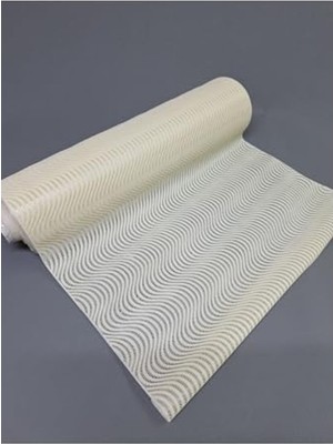 Die Grup Krem Renk 50 x 100 cm Pvc Küpür Dantel Raf Örtüsü