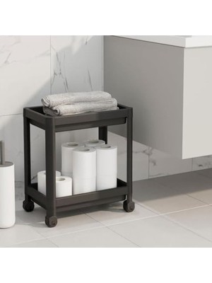 Die Grup Tekerlekli 2 Katlı Düzenleyici, Mutfak ve Banyo Için Pratik Çözüm