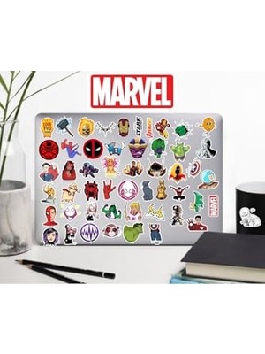 Die Grup Marvel Comics Defter Suluk Laptop Notebook Tablet Telefon Kılıf Sticker Seti