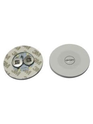 Parti LED Şişe Bardak Altlığı 6cm Parlak 4 LED Flaş Dekor Işık 7 Renk