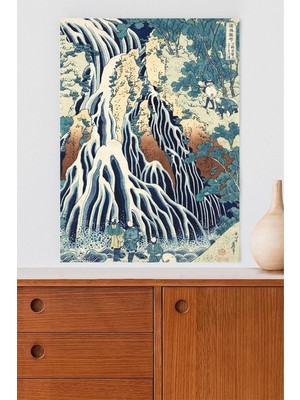 Postermanya (PSTER20092) Kirifuri Waterfall - Katsushika Hokusai Sanatsal Poster 30 x 40