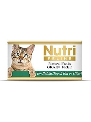 Die Grup Ton Balıklı Tavuklu Ciğerli Tahılsız Kedi Konservesi 85GR
