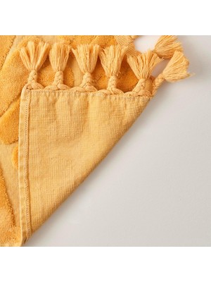 Bella MAISON%100 Pamuk Sunshine Paspas Takımı, Hardal, 60 x 100