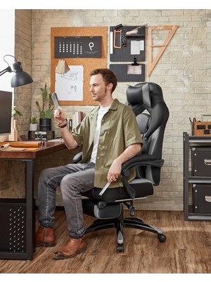 Die Grup Ergonomik Ofis Koltuğu, Yüksekliği Ayarlanabilir, Siyah-Gri Renk Kombinasyonu