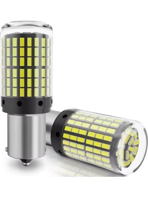 Die Grup P21W Tip BA15S 93 Tek Duy LED Ampul, 144 Ledli Beyaz