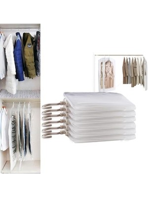 Die Grup 145X70, 105X70 ve 90X60 Boyutlarında 3'lü Vakumlu Elbise Torbası Seti