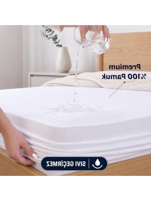 Die Grup FORMEYA%100 Pamuk Fitted Su Sıvı Geçirmez Yatak Koruyucu Alez Çarşaf (180 x 200)