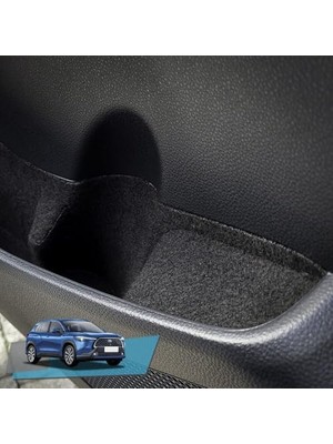 Die Grup Toyota Corolla Cross Konfor Seti̇ Eşya Saklama Cepleri Için Hazır Kumaş Kaplama Ses Giderici Izolasyon Amaçlı Set