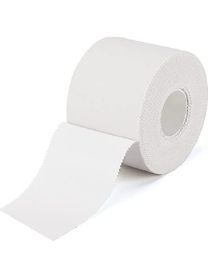 Die Grup Spor, Beyaz, Kendinden Yapışkanlı Spor Bantları, Zikzak Kenarlı, Parmaklar, Dizler, Ayaklar Vb. Için (5 cm x 13,7 M x 1)