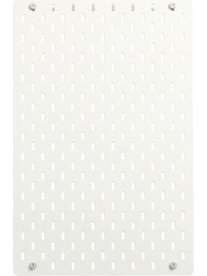 Die Grup Beyaz Pegboard, 14 ¼ x 22 cm Boyutunda, Çok Amaçlı Kullanım Için Tasarlandı