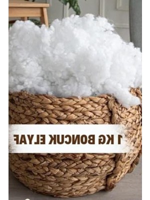 Die Grup 1 kg %100 Boncuk Elyaf, Yastık Yorgan ve Oyuncak Malzemesi