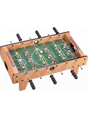 Die Grup Ahşap Ayaklı Langırt Maı, Fesyonel Masa Futbolu Oyunu, Çocuklar ve Yetişkinler Için, 68X36X25 cm