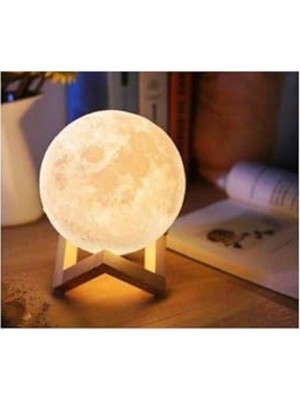 Die Grup Dekoratif 3D Gece Lambası, LED Işık ile Ay Temalı