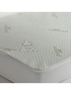 Die Grup Bambu Sıvı Geçirmez Yatak Alezi, Çift Kişilik 160X200 cm