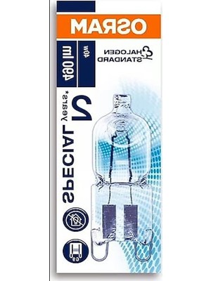 Die Grup 40W G9 Halojen Ampul, 260 Lumen Işık Gücü ve 300°C Isıya Dayanıklılık