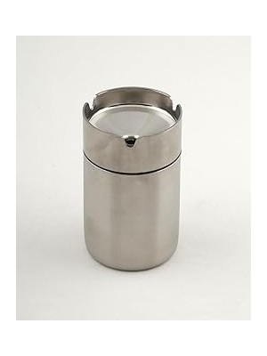 SBN - Store Bto Paslanmaz Çelik Kokusuz Küllük Kül Tablası Rüzgar Geçirmez 12 cm Boy