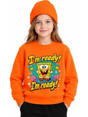 Book OrBook Sünger Bob Sweatshirt Kız Çocuk (CSW129)