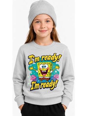 Book OrBook Sünger Bob Sweatshirt Kız Çocuk (CSW129)