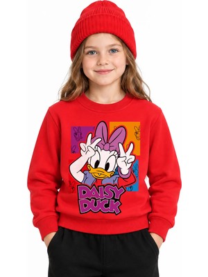 Book OrBook Daisy Duck Sweatshirt Kız Çocuk (CSW127)