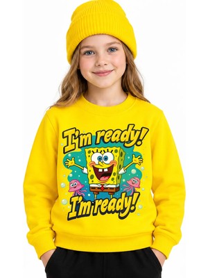 Book OrBook Sünger Bob Sweatshirt Kız Çocuk (CSW129)