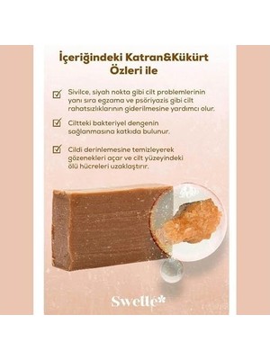 SBN - Store Doğal Kükürt Sabunu – Yüz ve Vücut Için Sivilce Karşıtı Temizleyici ve Peeling – Siyah Noktalar, Akneyi ve Sebumu Düzenler – Tüm Cilt Tipleri, Erkekle