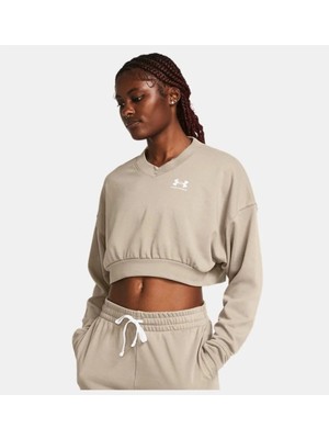 Under Armour Ua Rival Terry Os Crop Crw