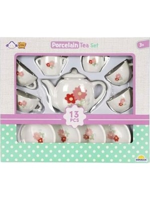 SBN - Store Vitrin Dolusu CH1501 Porselen Çay Takımı 13 Parça -Sun