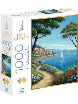 SBN - Store Sahil Yolu 1000 Parça 2,2mm Kalınlık 48X68CM Profesyonel Hobi Puzzle Yapboz Serisi