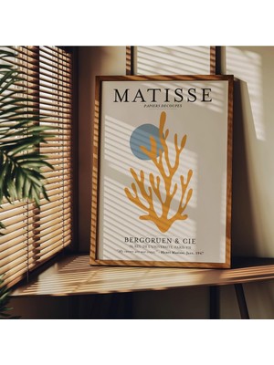 Matisse Çerçevesiz Poster, Modern Dekoratif Çerçevesiz Poster, Tablo, Matisse-13, 21 x 30