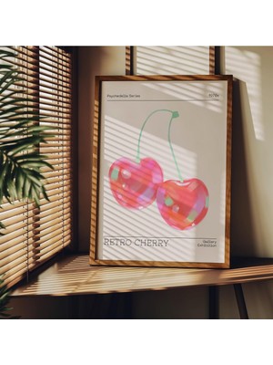 Retro Wall Art Çerçevesiz Poster, Modern Dekoratif Çerçevesiz Poster, Tablo, Retrowallart-9, 30 x 40