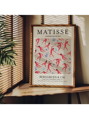 Matisse Çerçevesiz Poster, Modern Dekoratif Çerçevesiz Poster, Tablo, Matisse-7, 30 x 40