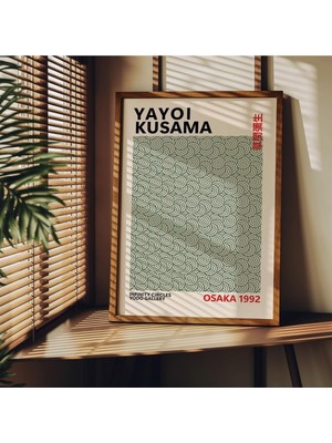 Yayoi Kusama Çerçevesiz Poster, Modern Dekoratif Çerçevesiz Poster, Tablo, Yayoikusama-7, 30 x 40