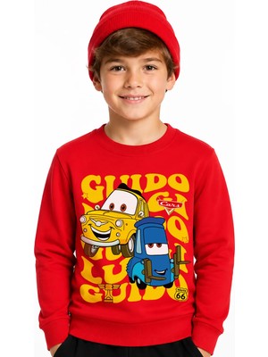 Book OrBook Guido The Cars Sweatshirt Erkek Çocuk (ECSW138)