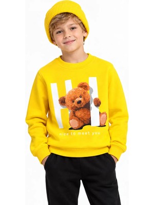 Book OrBook Teddy Bear Sweatshirt Erkek Çocuk (ECSW022)