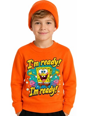 Book OrBook Sünger Bob Sweatshirt Erkek Çocuk (ECSW129)