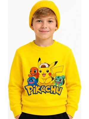 Book OrBook Pikachu And Friends Sweatshirt Erkek Çocuk (ECSW108)