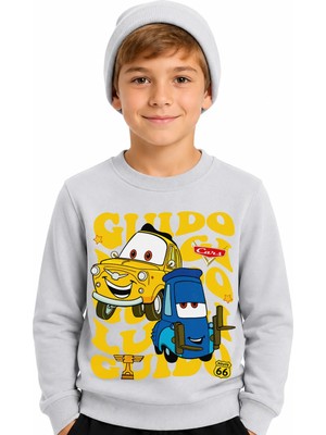 Book OrBook Guido The Cars Sweatshirt Erkek Çocuk (ECSW138)