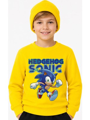 Book OrBook Kirpi Sonic Sweatshirt Erkek Çocuk (ECSW105)