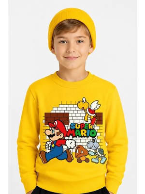 Book OrBook Mario Bricks Sweatshirt Erkek Çocuk (ECSW130)