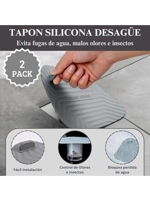 SBN - Store Omilife Koku ve Böcek Önleyici Gider Kapağı, Silikon Drenaj Tıkacı, Gider Koruyucu Tıpa, Banyo, Mutfak, Balkon, Lavabo Için Uyumlu Su Sızdırmaz Gider
