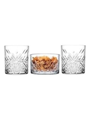 SBN - Store 6 Parça Lüx Viski Bardağı Kristal Bardak ve 2 Adet Çerezlik Takımı 869856985662369AYBABASTORE