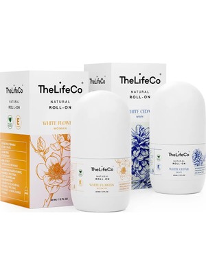 TheLifeCo %100 Doğal Roll-on Deodorant 60 ml x 2 Adet – Kadın & Erkek