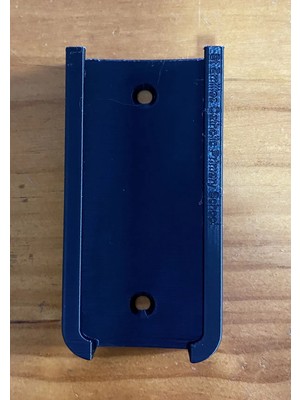 SBN - Store 3D Baskı Duvara Monte Medya Kutusu ve Kumanda Tutucu Kablo Düzenleyici Set Altı Kutu Askısı Mavi