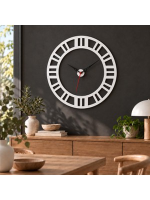 ReklamX 🕐 Dekoratif Mdf Duvar Saati – 30X30 cm